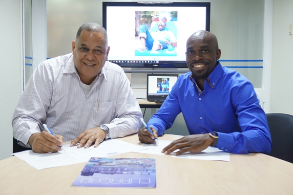 Curaçao Ambassador Agreement signed between CTB and Churandy Martina