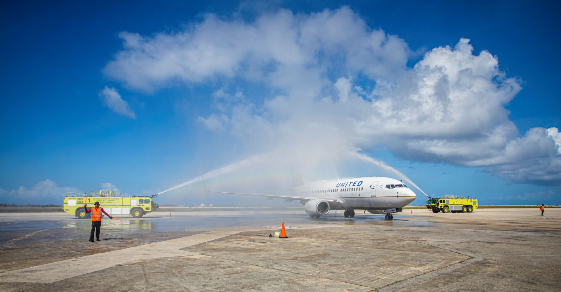 Celebrating United Airlines’ Inaugural Flight from Newark, NJ to Curaçao