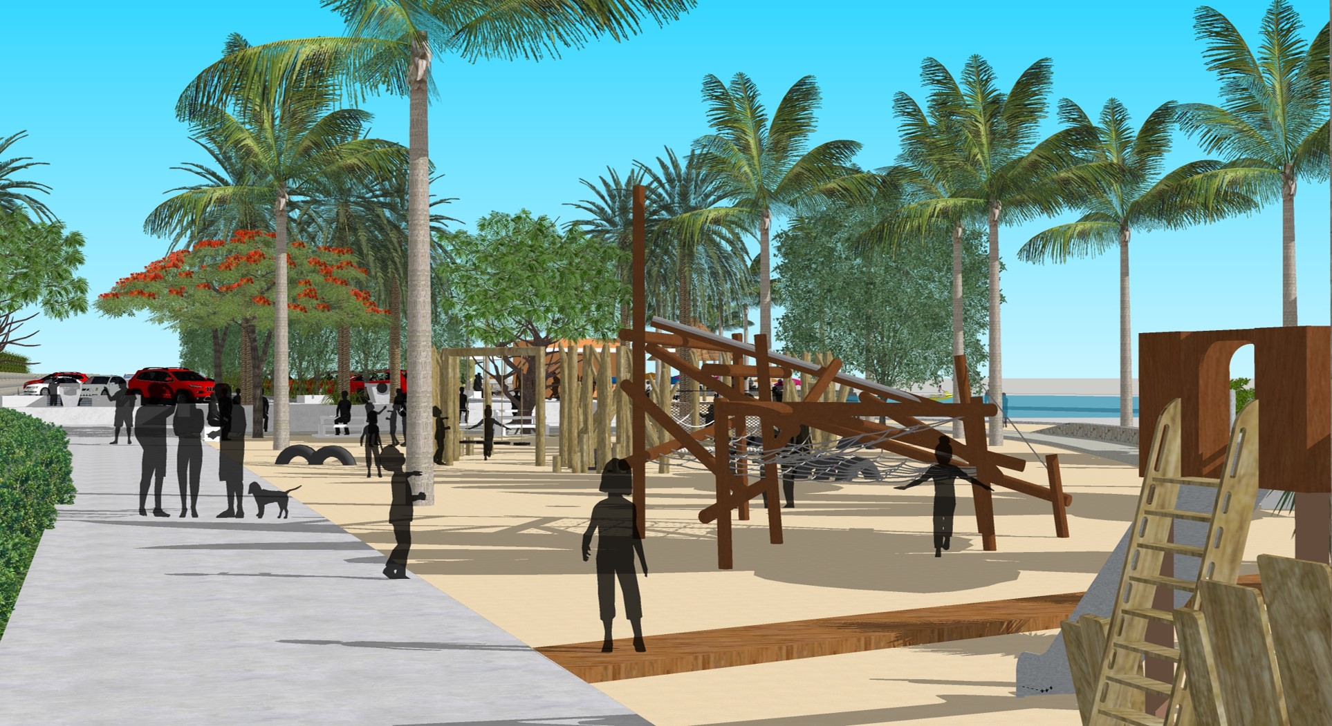Construction of the Marie Pampoen Recreational Area enters phase 3